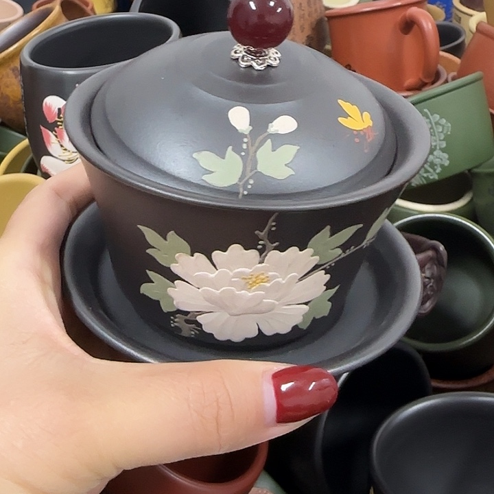 紫砂茶杯紫砂主人杯大放漏！