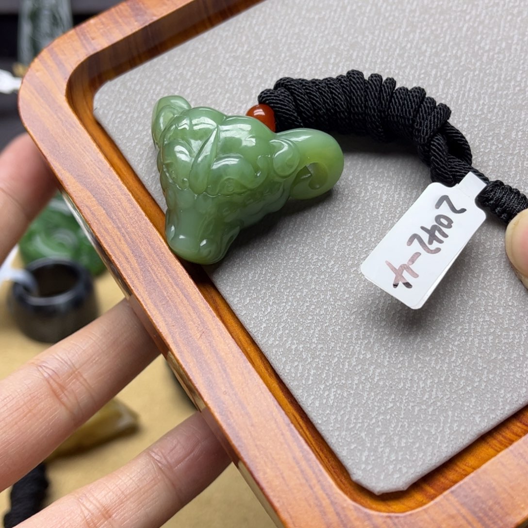 和田玉（碧玉）挂件未镶嵌