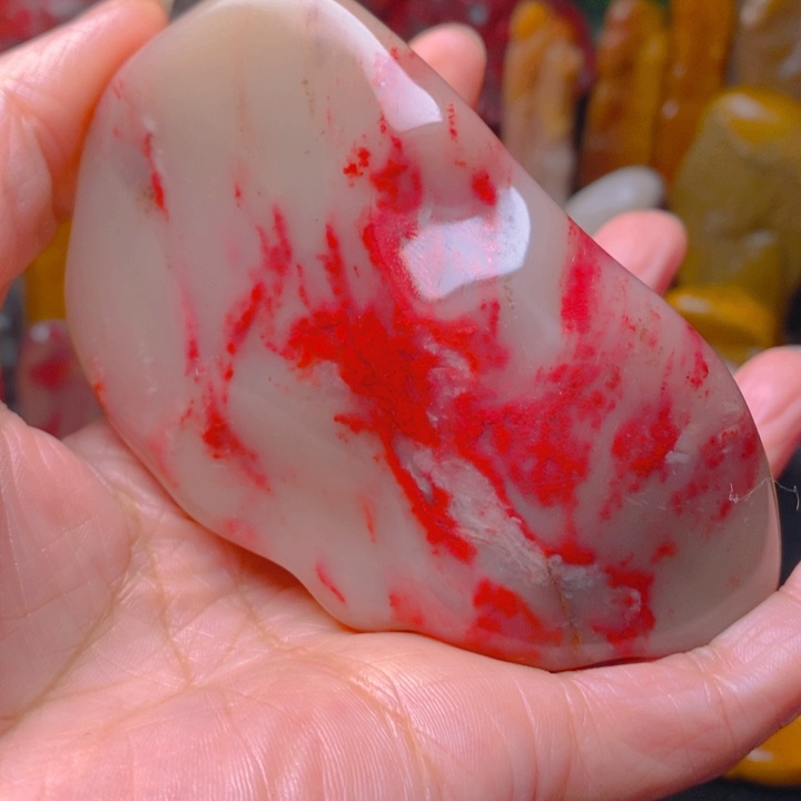 星***宿鸡血石鸡血石原石