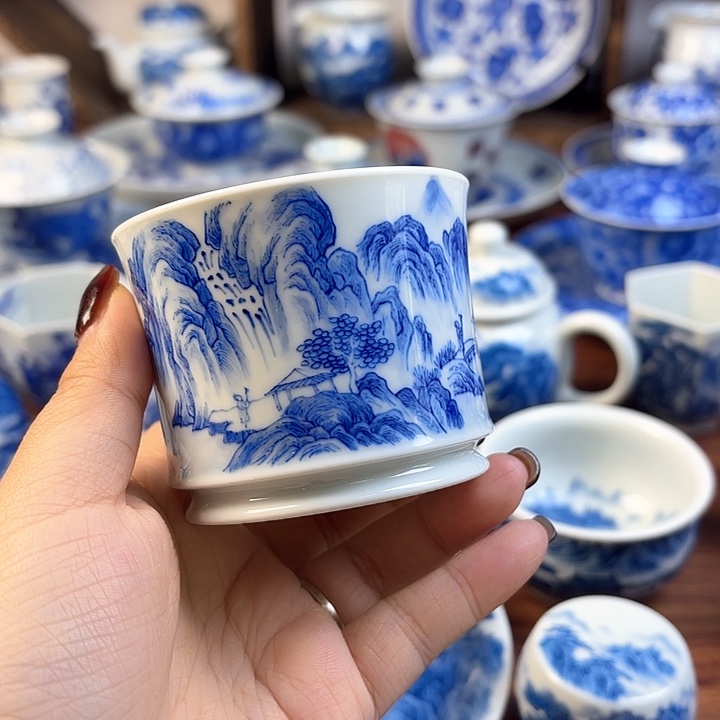 杯新年快乐柴窑福利容天杯