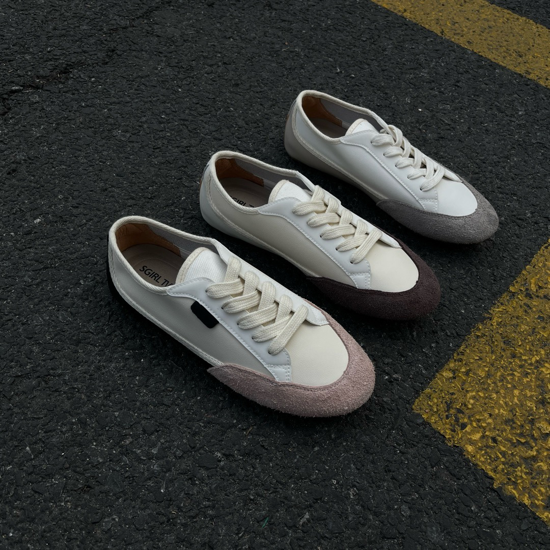 VEEFSHOW JH122-1 低跟浅口时尚休闲鞋经典韩版夏季舒适小白鞋