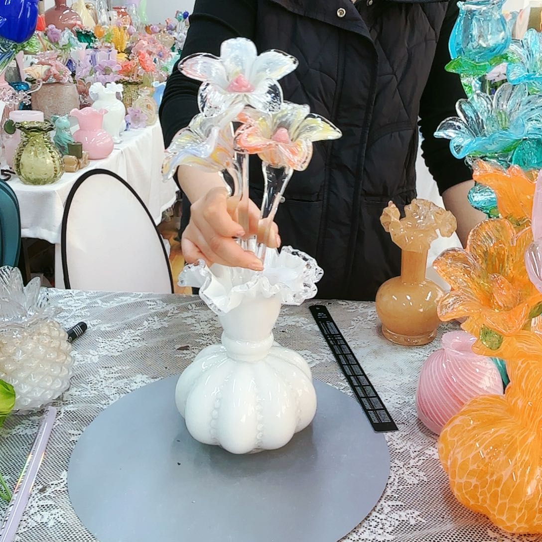 福利不退不换琉璃花瓶艺术品