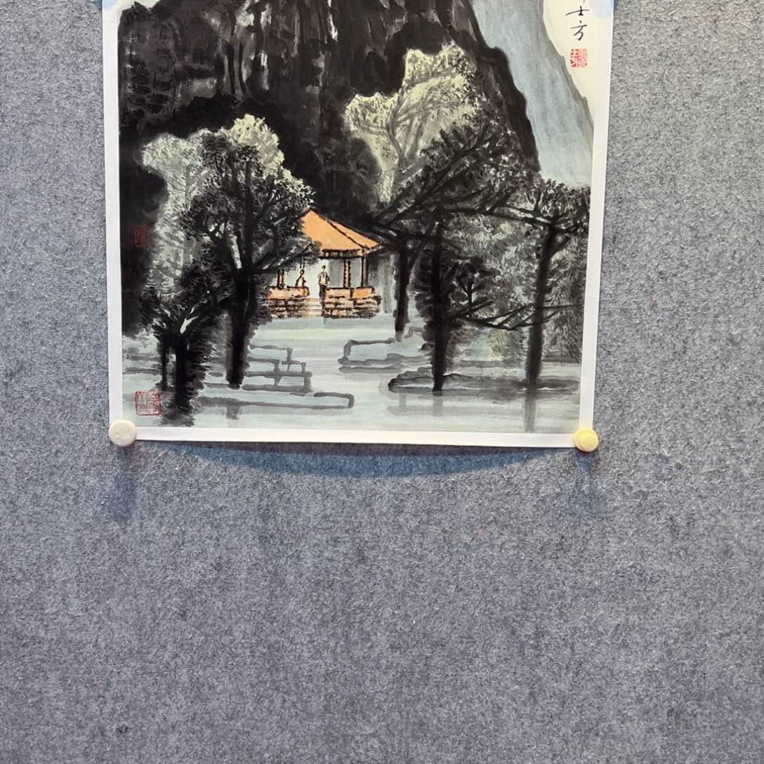 国画邹士方国画精品