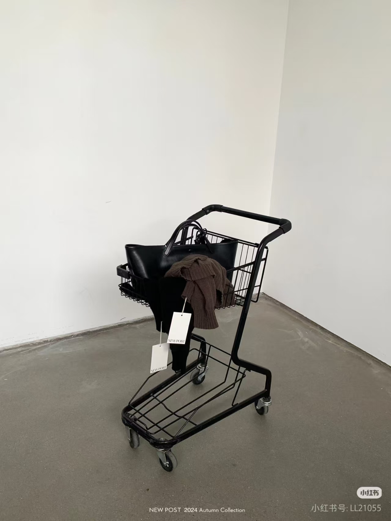纯棉简约春秋中筒袜