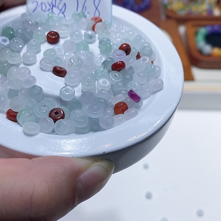 翡翠散珠冰多宝算盘珠