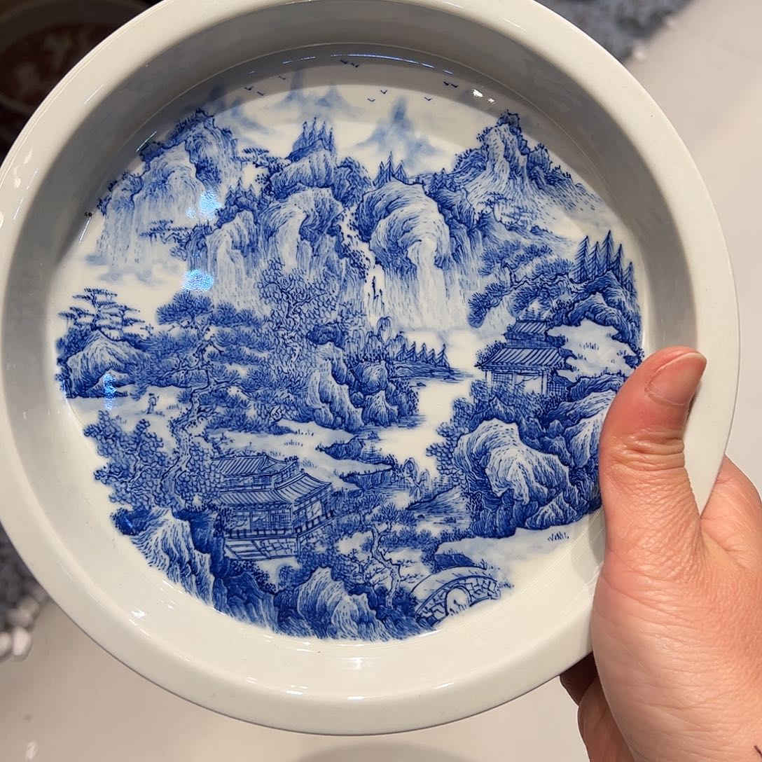 妙然天成重工山水壶承