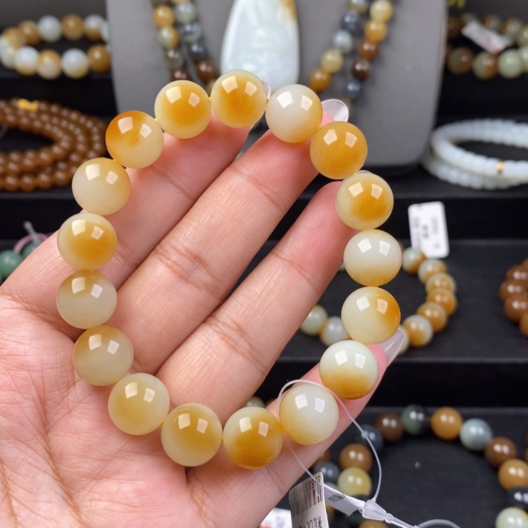 和田玉手串未镶嵌