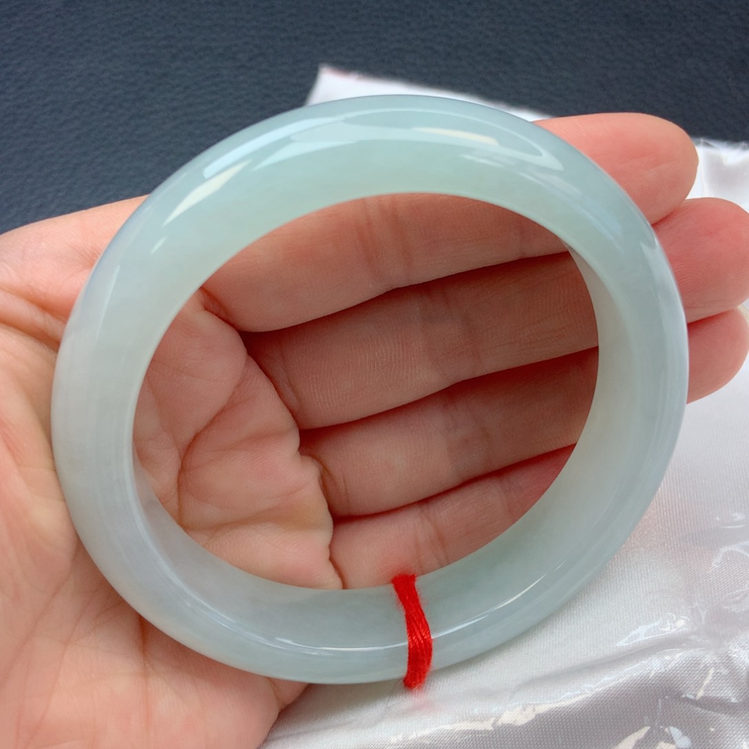 未镶嵌手镯翡翠58圈