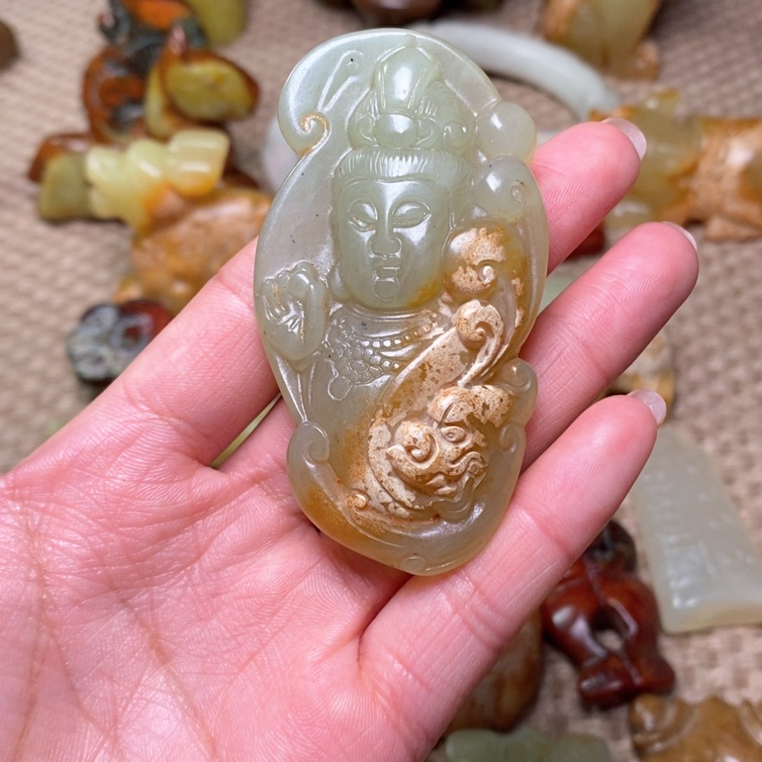 白玉菩提吊坠白玉菩提白玉菩提摆件