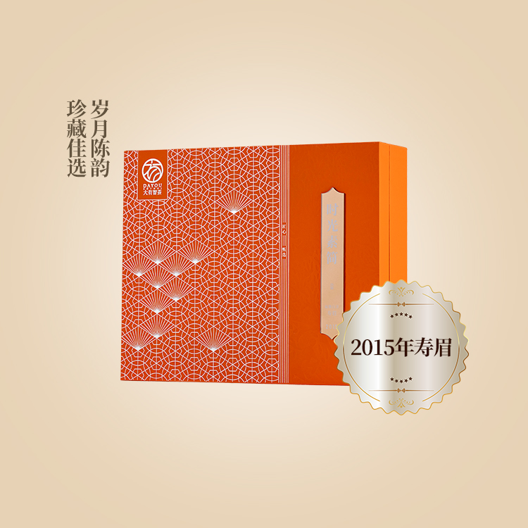 大有智荟2015年寿眉 350克/饼 陈香