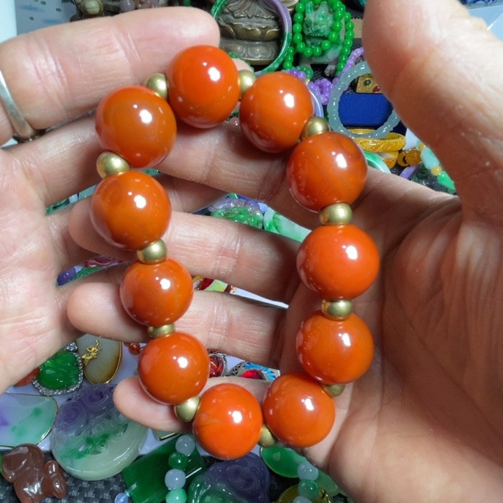 滴血莲花菩提把件