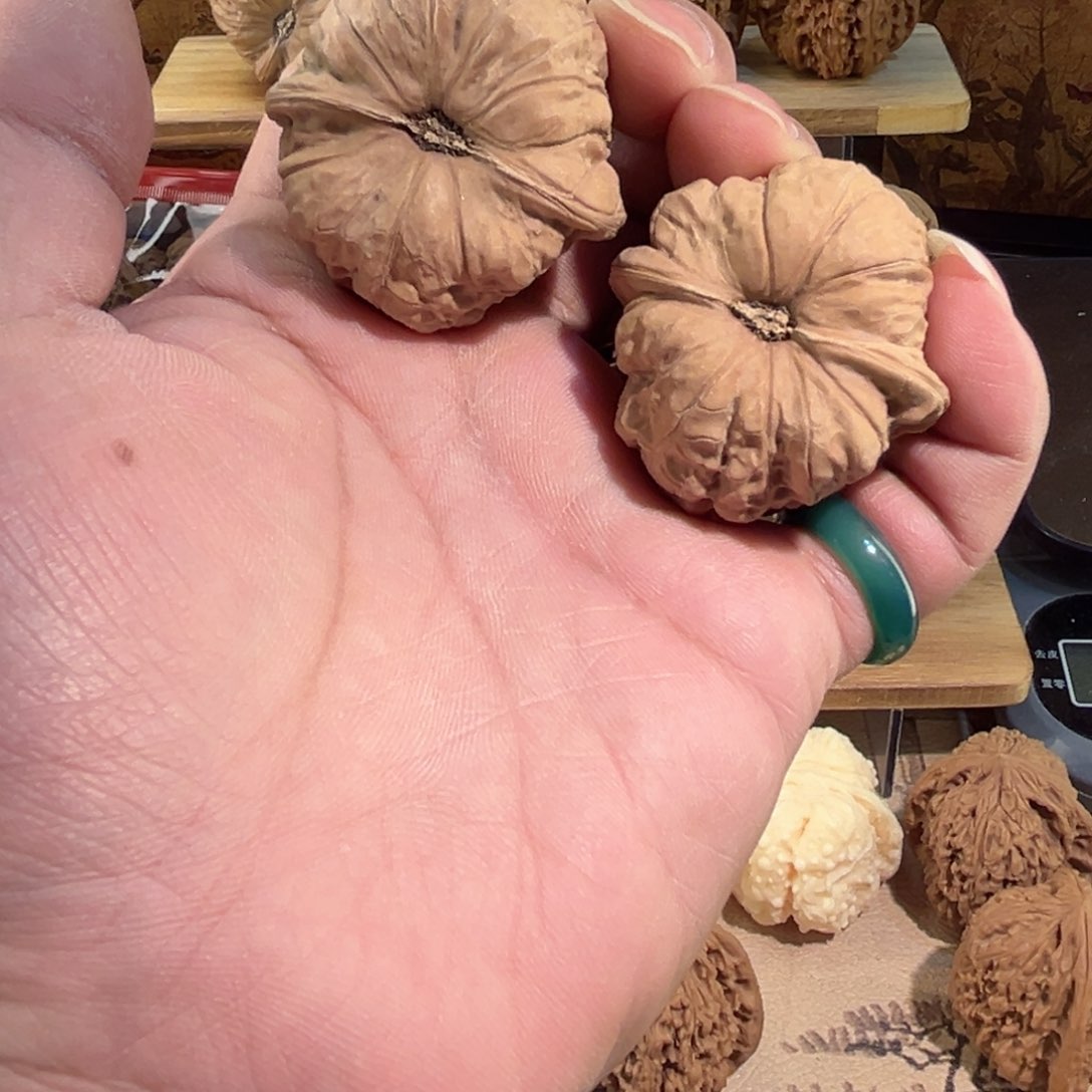 把件文玩核桃南瓜墩