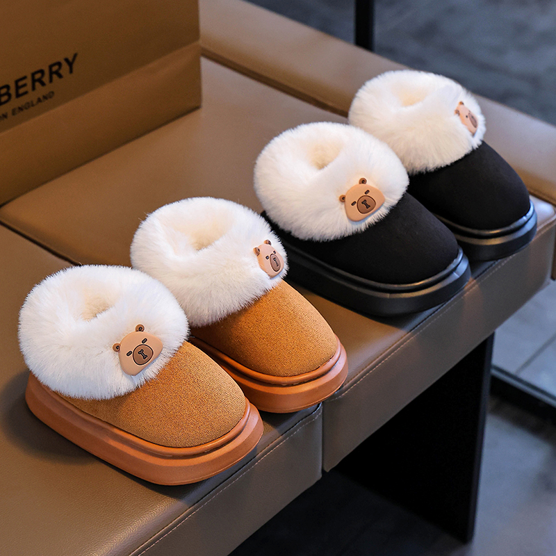 2025新款儿童棉鞋冬亲子鞋踩屎感室内外加厚保暖中大童宝宝棉鞋 