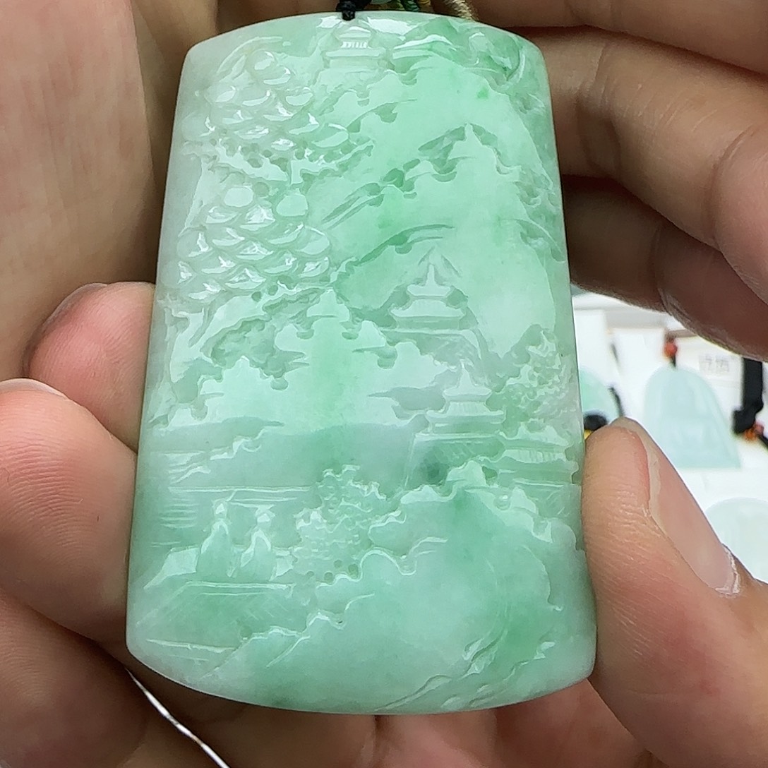 颈饰未镶嵌翡翠翡翠