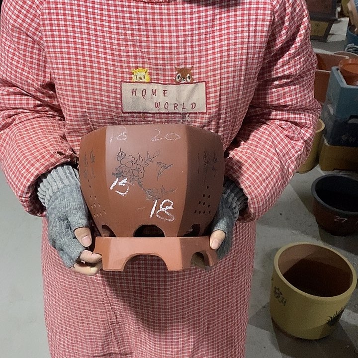 紫砂花盆紫砂花盆