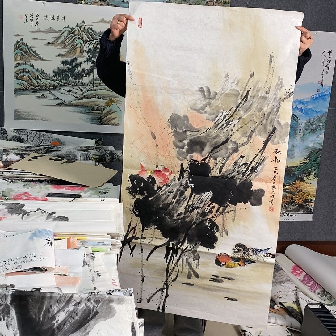 国画手写手绘国画作品121