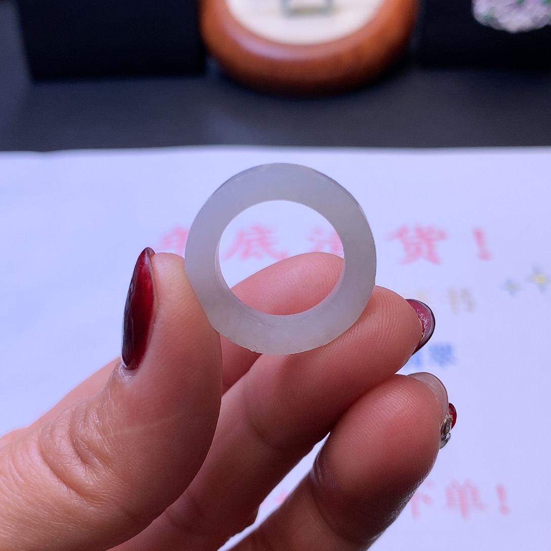 定制翡翠未镶嵌翡翠戒指14/16