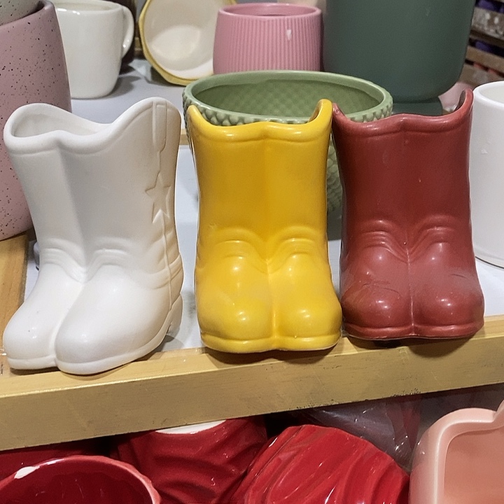 摆件陶陶盆有孔 瑕疵针孔漏釉介意勿拍外口 8外高12