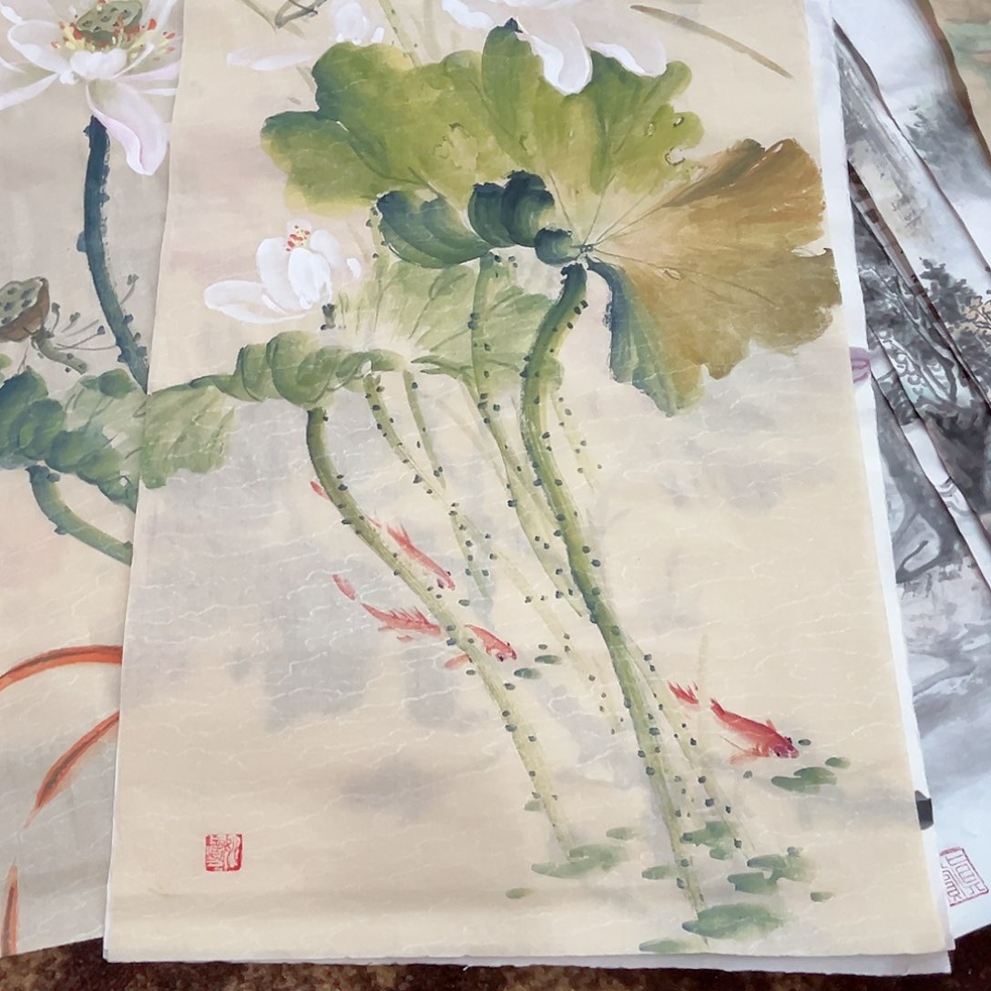 国画S***y绘画作品多次参加全国
