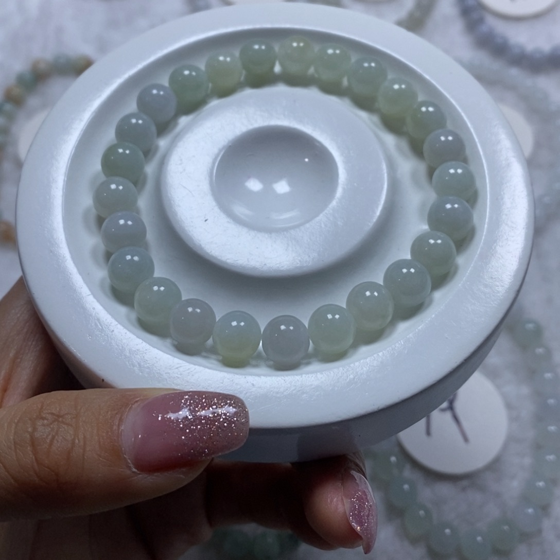 翡翠手链未镶嵌?****?缅甸纯天然
