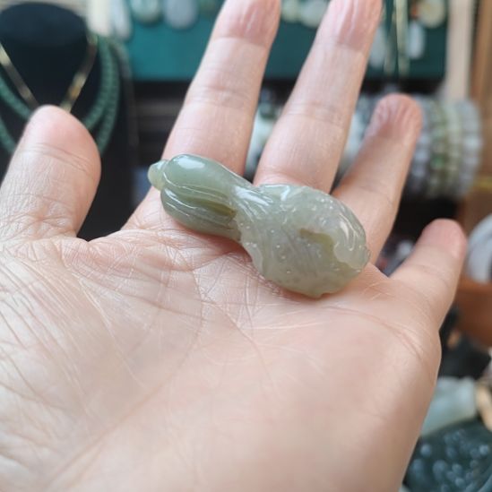 和田玉（青玉）未镶嵌挂件