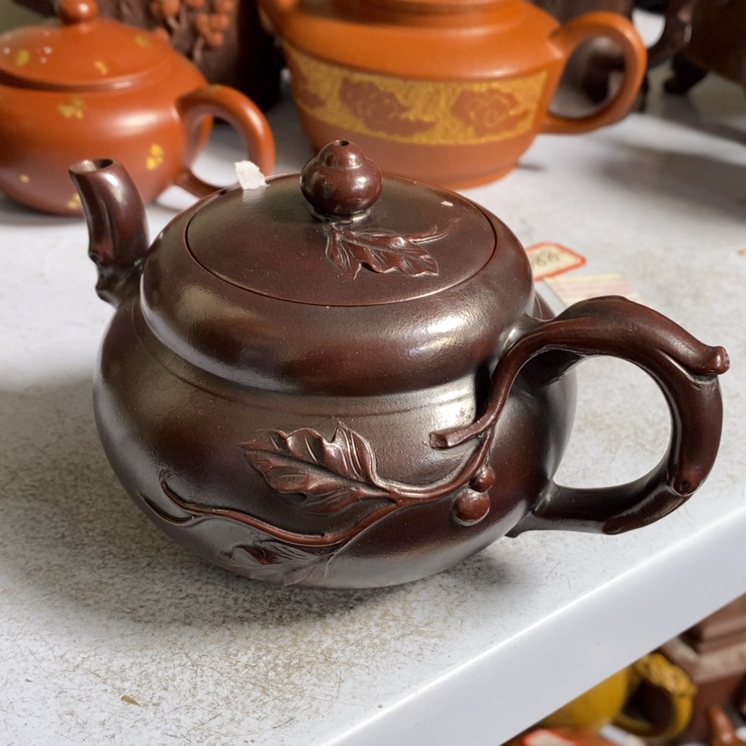 紫砂茶壶原矿手工208
