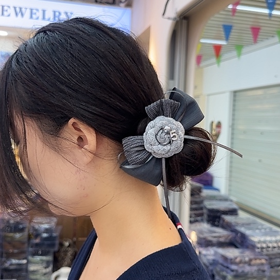 三醋酯纤维最后几单灰色头绳-13