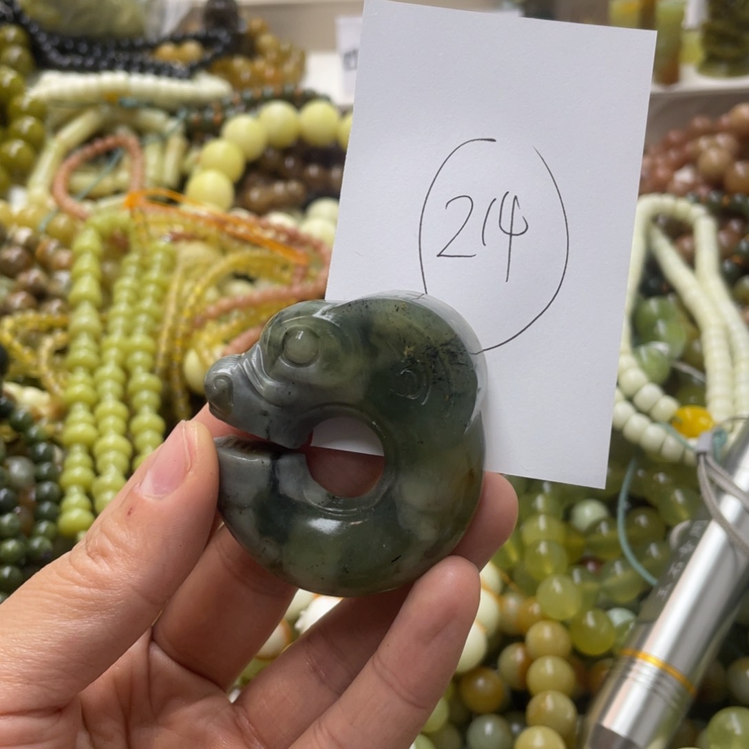 蛇纹石玉手链未镶嵌