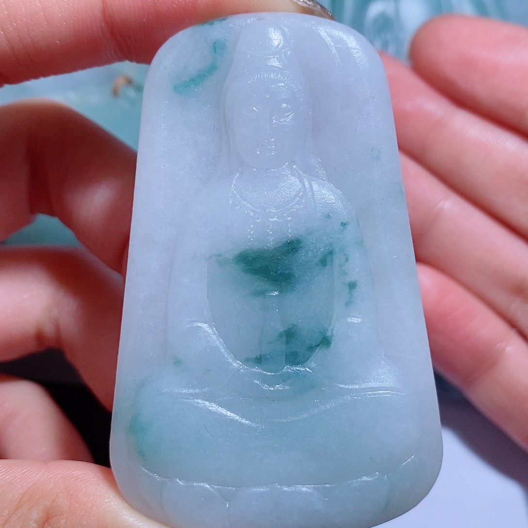 定制翡翠未镶嵌毛货不支持退货下单需确认抛光