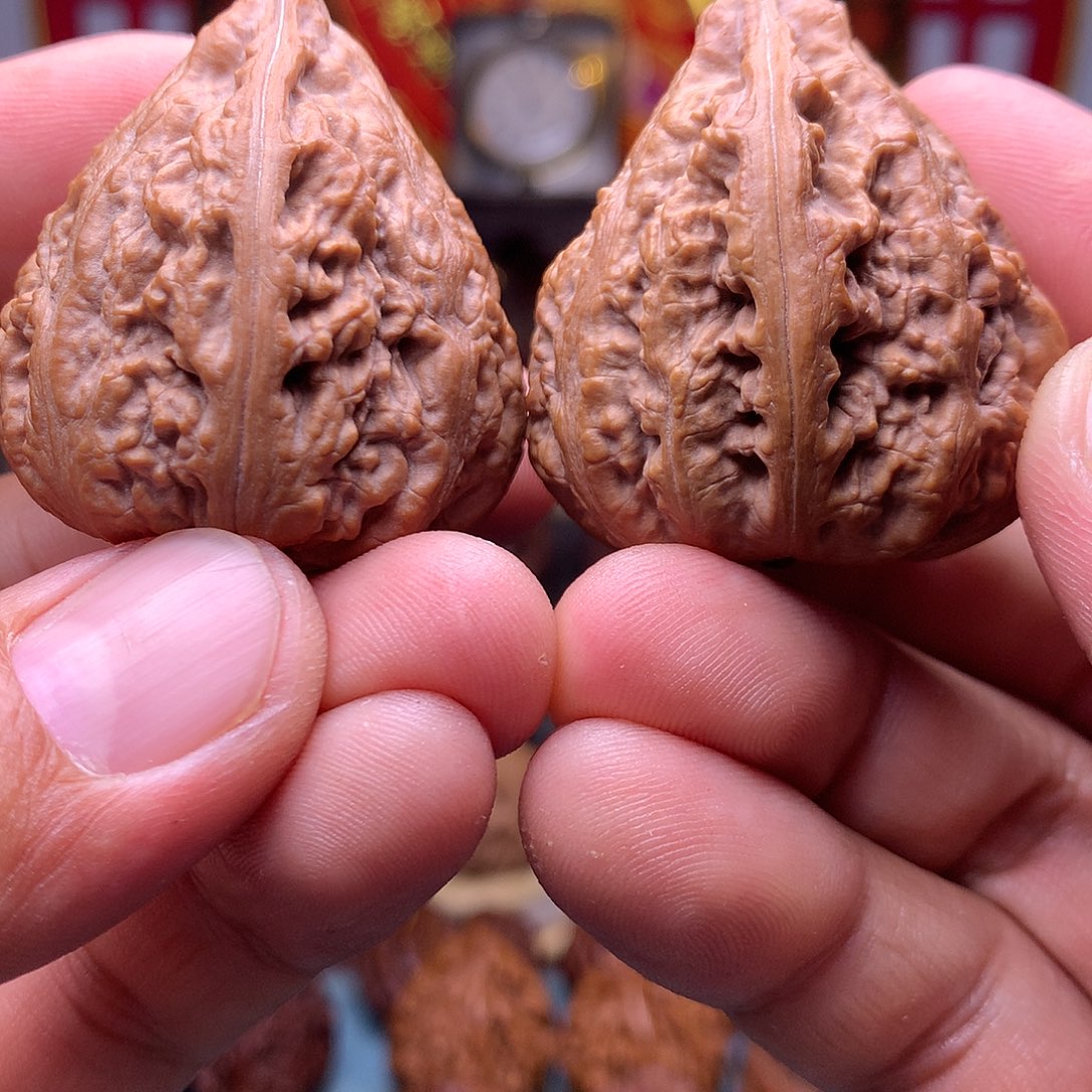 文玩核桃把件东北楸子