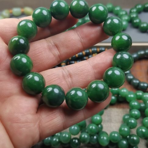 和田玉未镶嵌手链