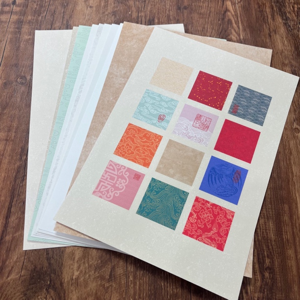 问纸楼·A4文创空白软卡十款混搭可搭配画框摆台