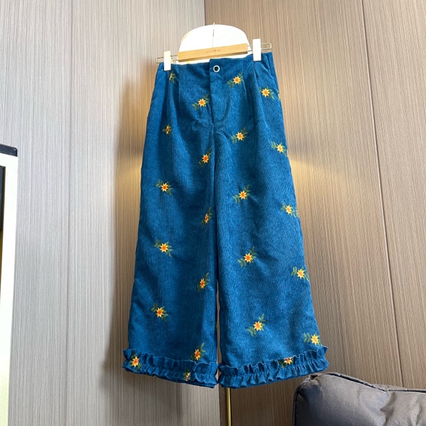 MUMU家【向日而葵】浪漫甜美系直筒裤