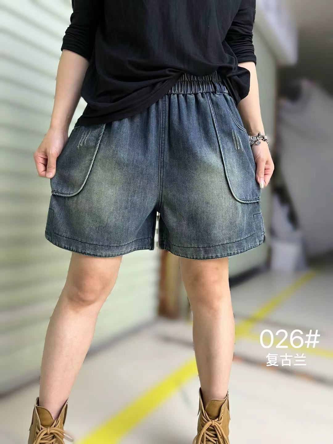 D169女装高货五分牛仔短裤026-3