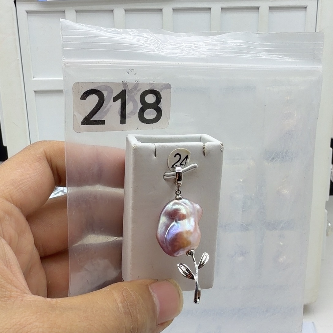 颈饰合金淡水珍珠