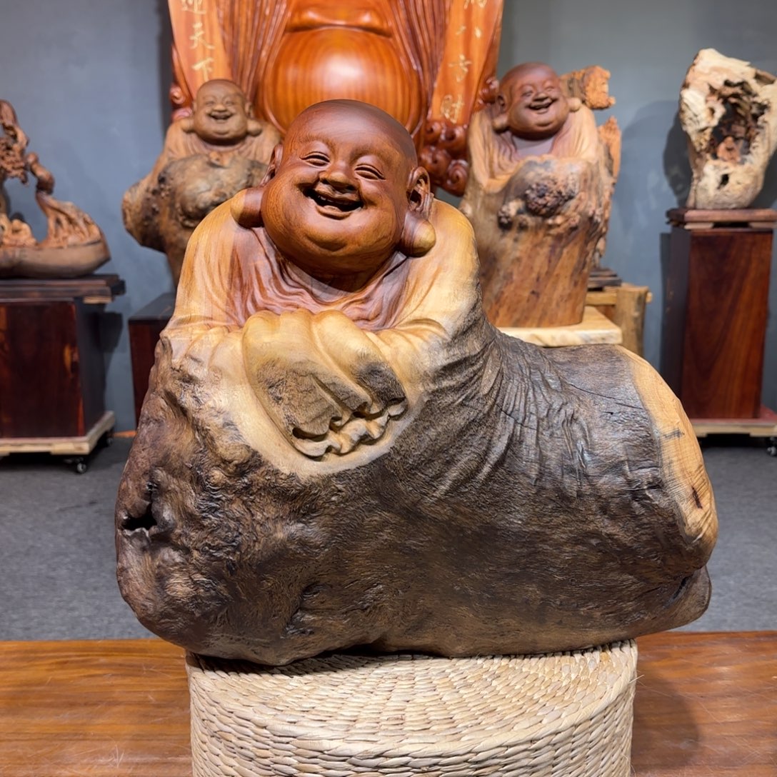 六***戒香樟木香樟木弥勒