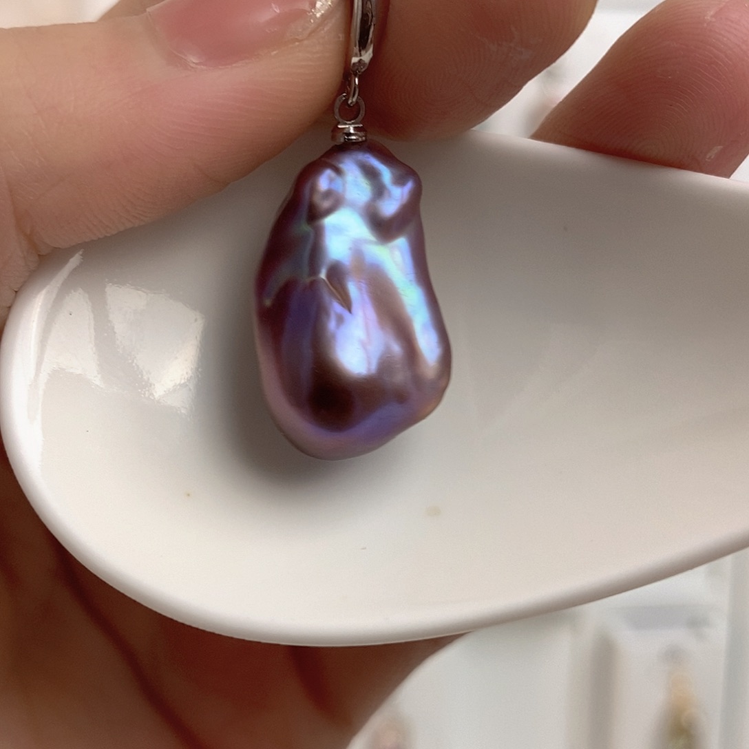 淡水珍珠颈饰银S925镶嵌