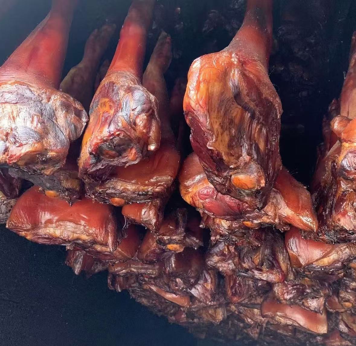 川香腊猪脚（猪脚杆），农家粮食猪制作，传统小火慢熏而成