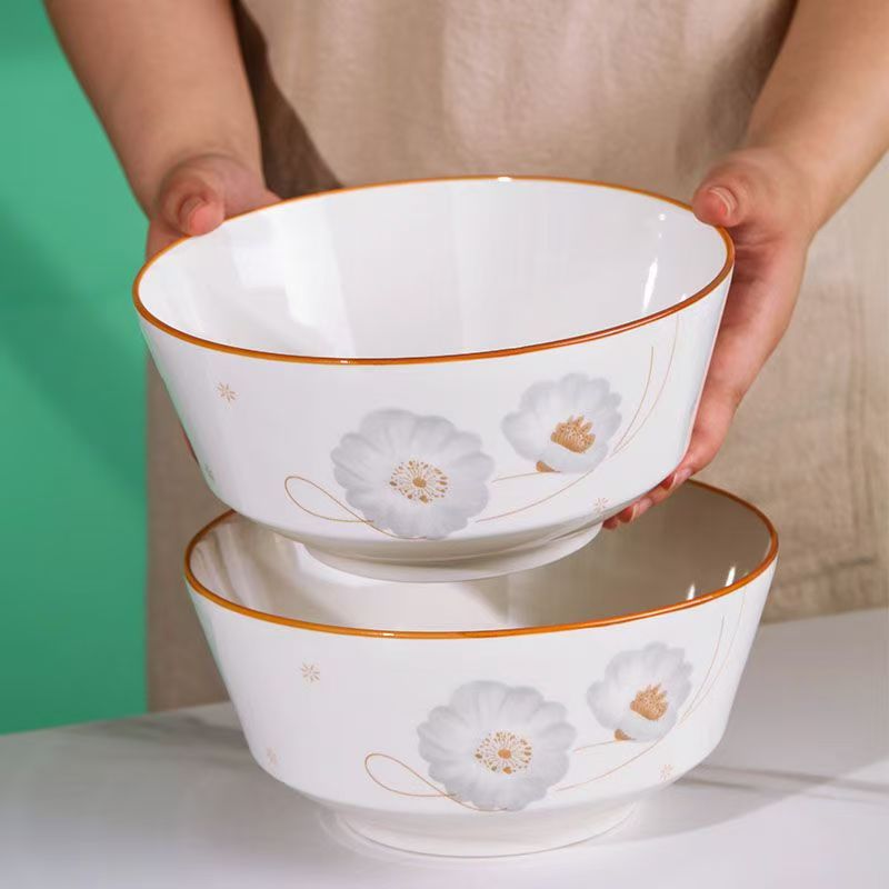 景德镇陶瓷忽然岁月大碗一对