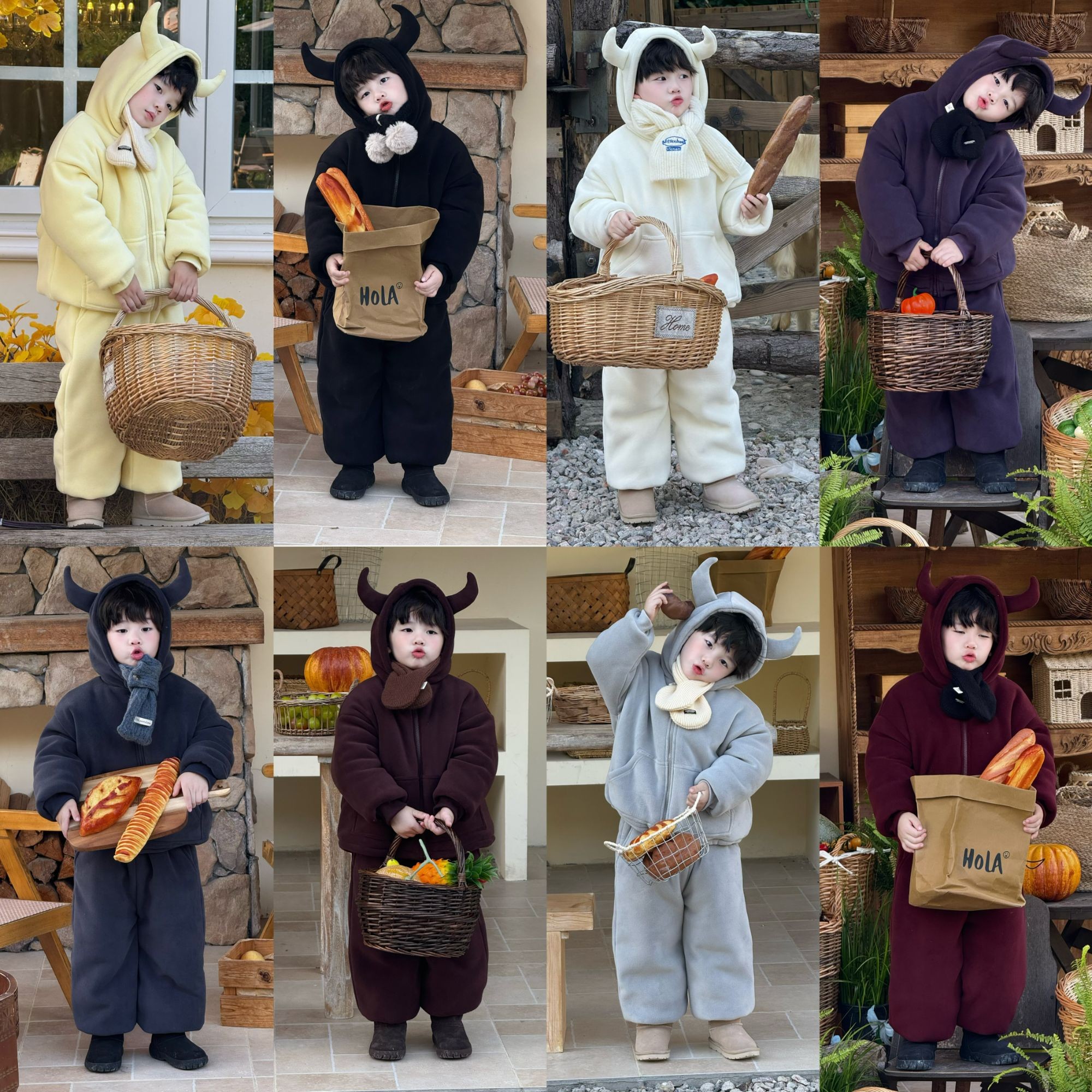 【在仓】kb9251 |【小恶魔】冬季儿童韩版小恶魔套装期待已久他来啦！！