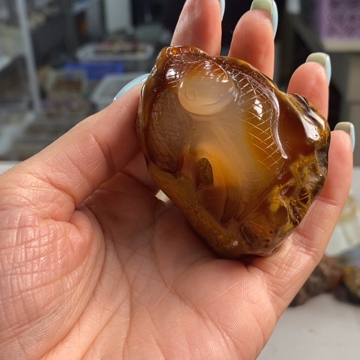 玛瑙/玉髓未镶嵌吊坠(不含链)