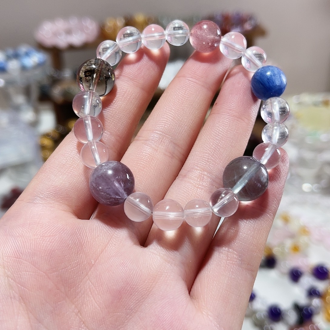 水晶手链未镶嵌多宝