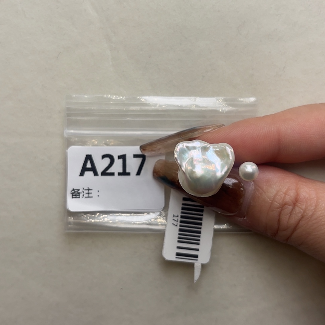 戒指淡水珍珠银S925镶嵌