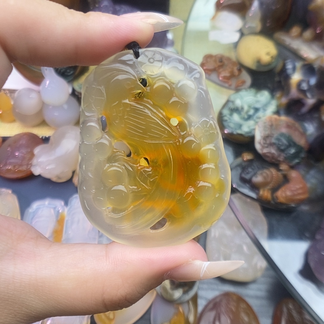 玛瑙/玉髓未镶嵌颈饰