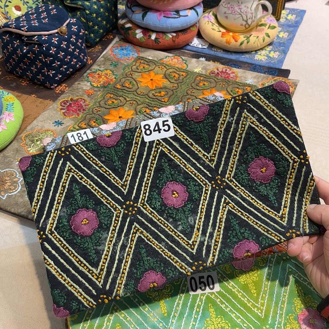 山***6刺子绣茶席美美价