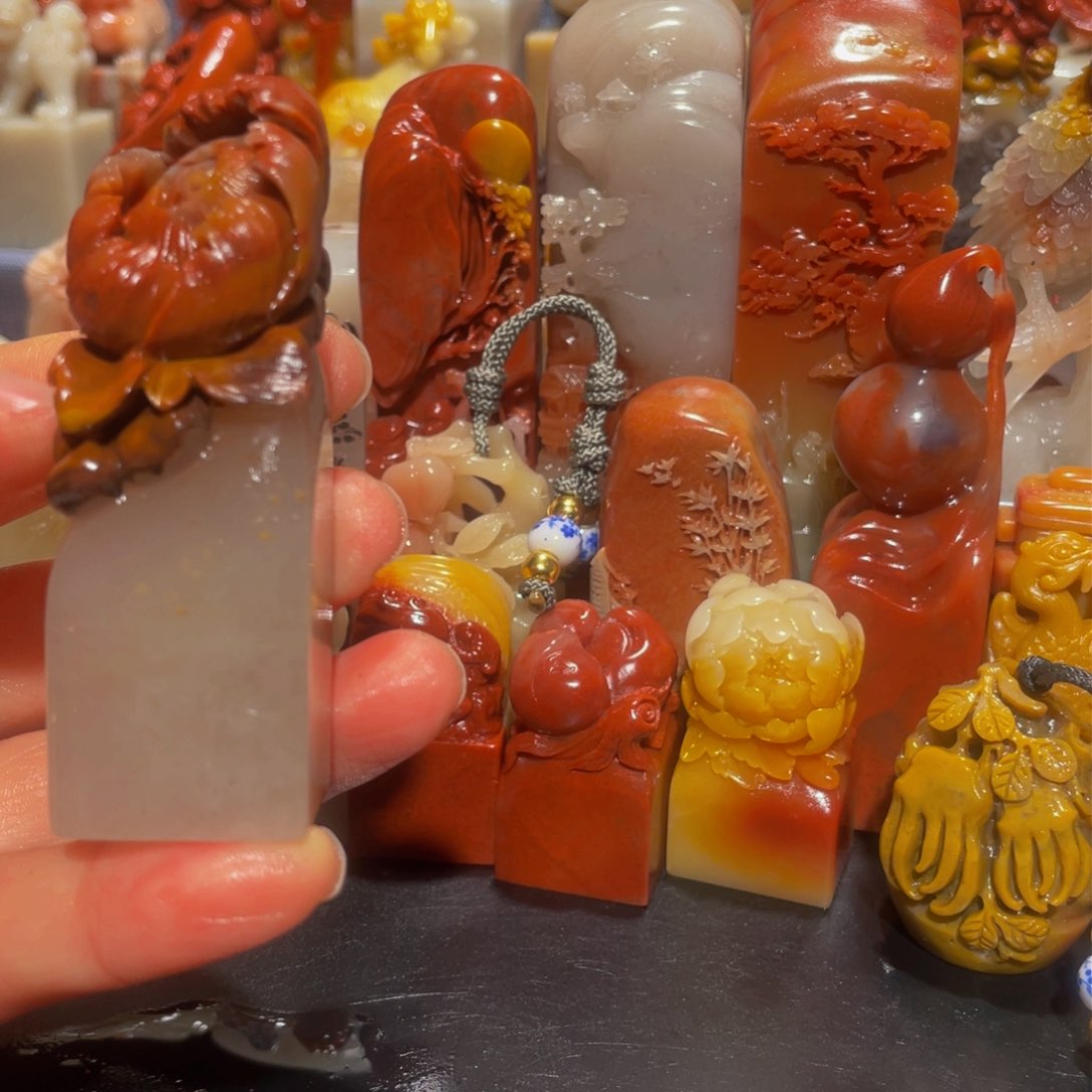 寿山石印石精美寿山