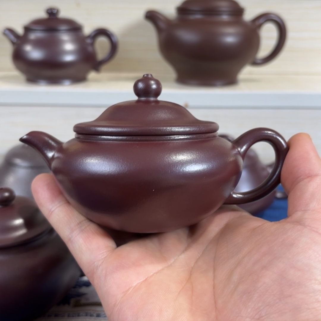紫砂茶壶全手工高温龙血砂含香壶