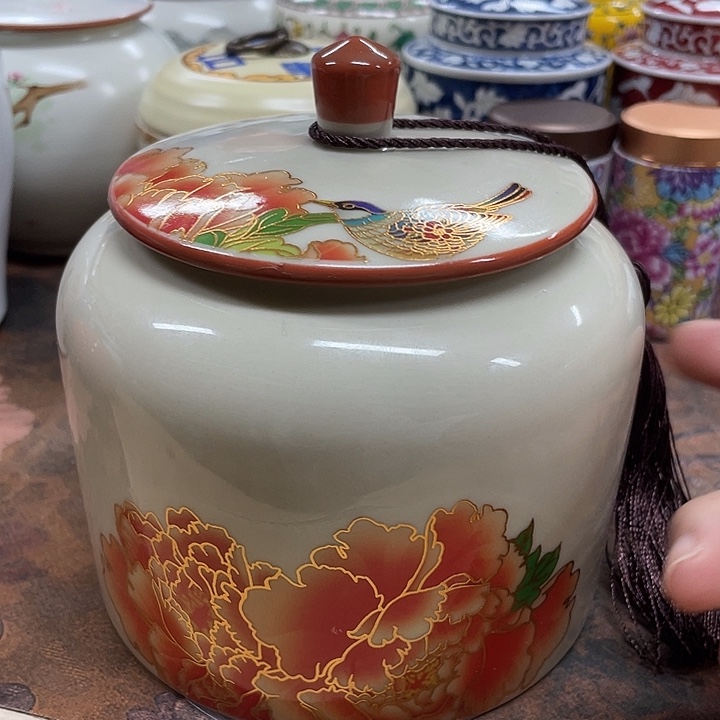 陶瓷罐茶叶罐密封罐储物罐子