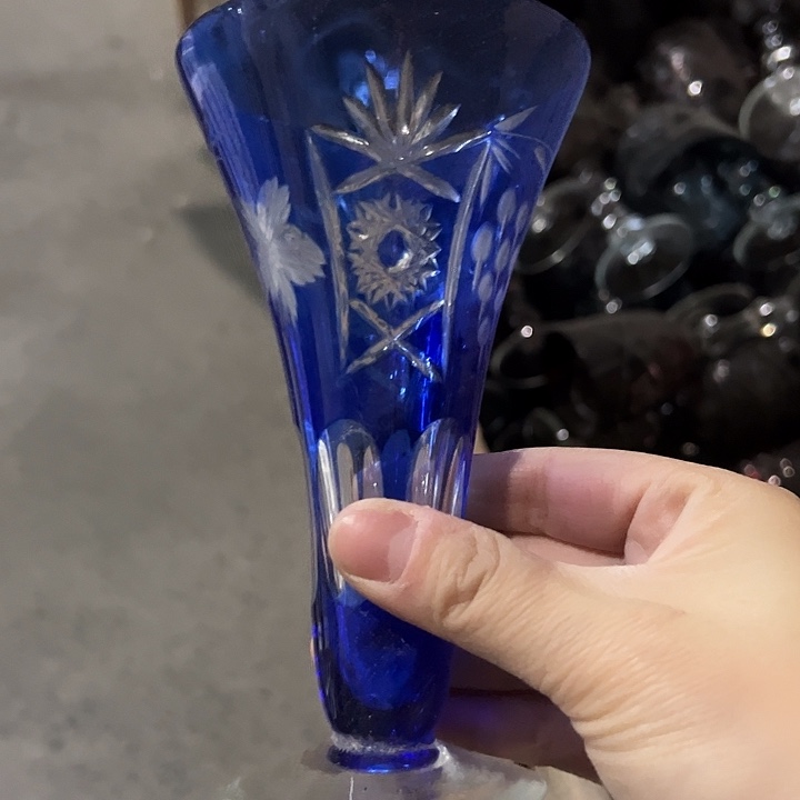 水晶玻璃手柄款微瑕一个