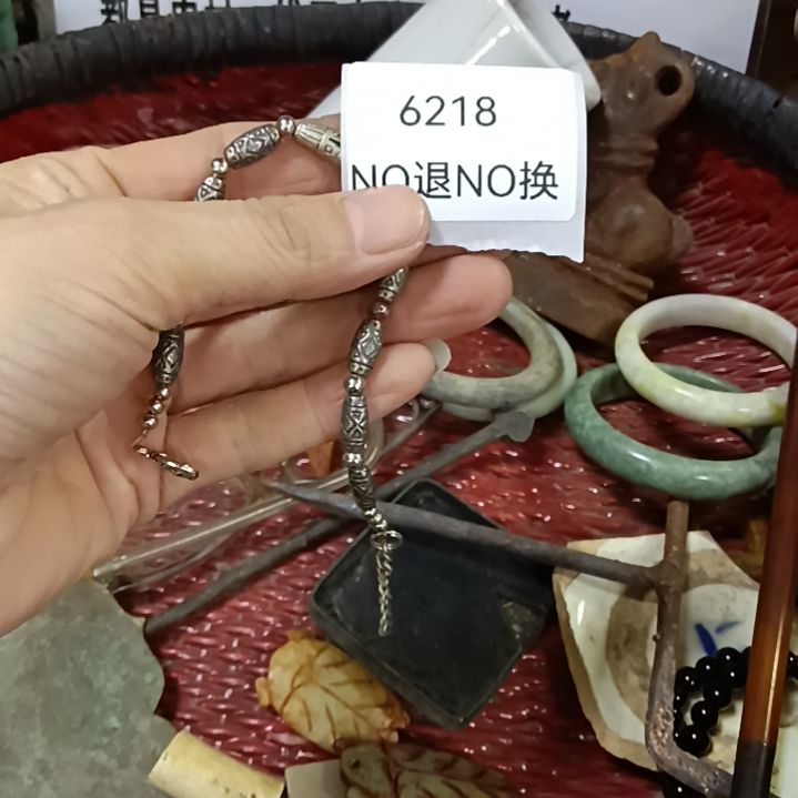 朗***贝瓷片6218号工艺品